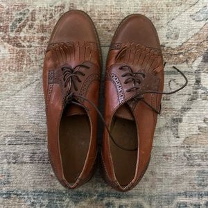 Madewell women Oxford loafers, sz 7, made in Italy.